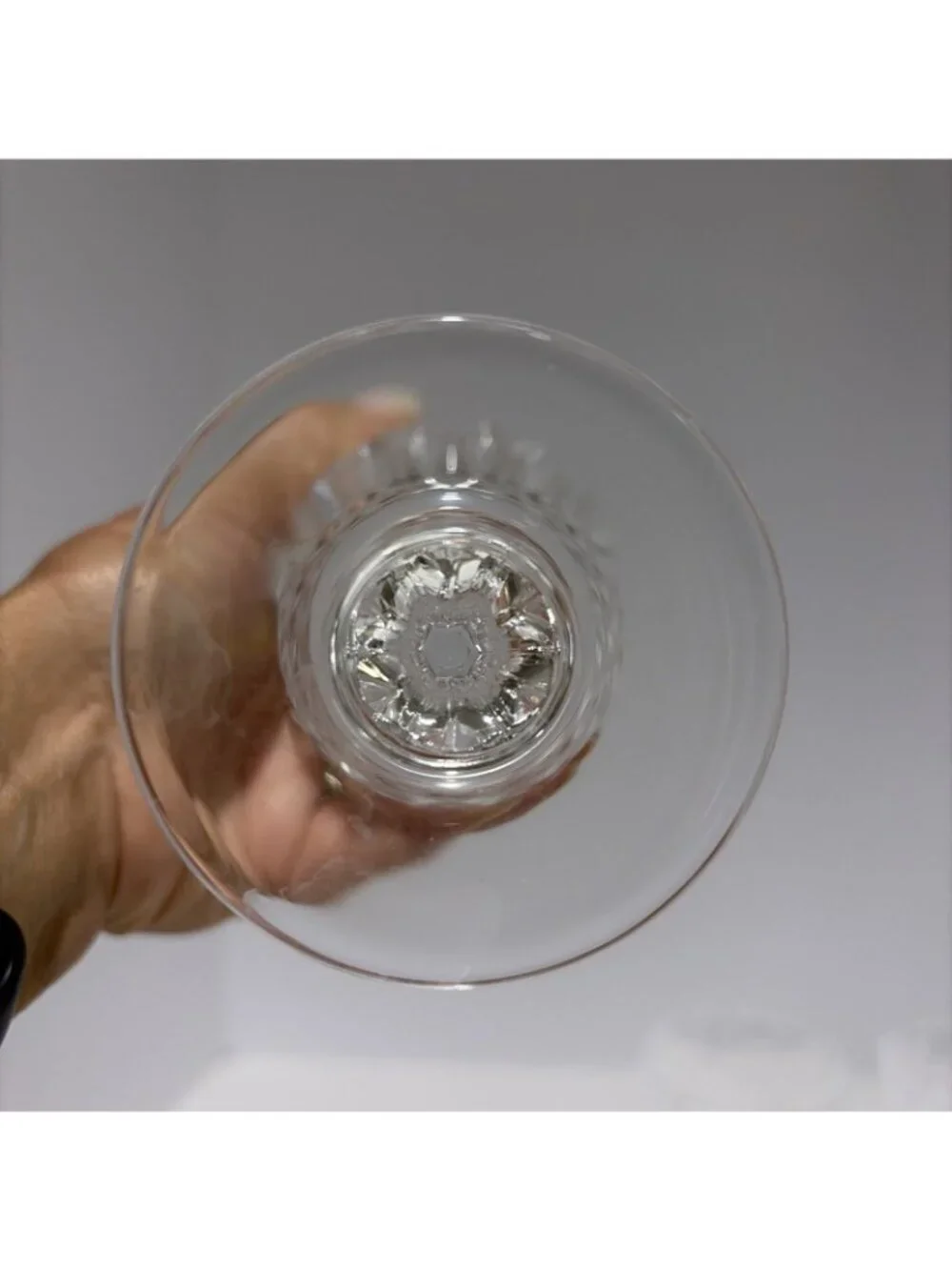 Vintage Cristal D'Arques Longchamp Wine Glasses Lead Crystal 6 Oz Set of 4